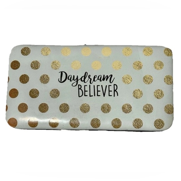Daydream Believer Polka Dot Wallet - Gold - Picture 1 of 4
